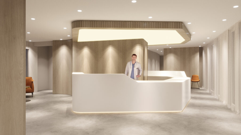 Geplanter Empfang der Praxis Dr. med. Stephan Meyer-Schwickerath für Orthopädie und Wirbelsäulenorthopädie